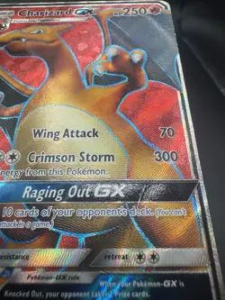 Charizard GX - SM60 - Full Alt Art Promo Rare - Pokemon Card - DMG - Image 3
