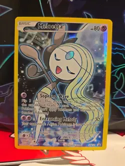 Pokemon Meloetta XY120 Black Star Promo Holo Foil Card Full Art LP - Image 1
