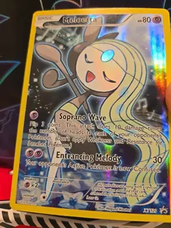 Pokemon Meloetta XY120 Black Star Promo Holo Foil Card Full Art LP - Image 4