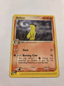 Pokemon TCG - Quilava - 51/100 - Uncommon - Ex Sandstorm E-reader Card - Image 1