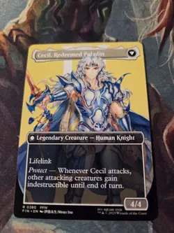 Cecil, Dark Knight (Borderless) FIN 380 Normal English NM - MTG - Image 3