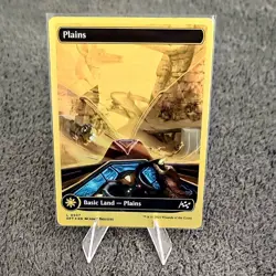 Magic The Gathering Plains 0507 First Place Gold Foil Land - Image 1