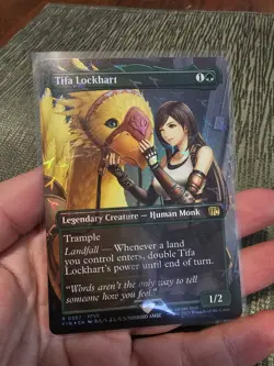 Tifa Lockhart Chocobo Track Foil Borderless Mtg - Image 1