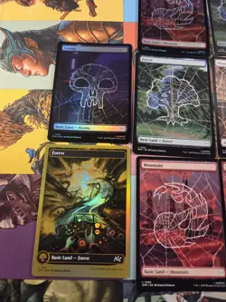 Magic The Gathering Full Art Spider-Man Basic Lands - Image 2