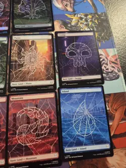 Magic The Gathering Full Art Spider-Man Basic Lands - Image 4
