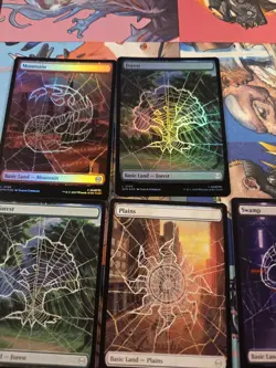 Magic The Gathering Full Art Spider-Man Basic Lands - Image 5