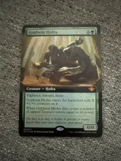 MTG Goldvein Hydra - Foil - Extended Art NM-Mint Outlaws of Thunder Junction - Image 1
