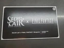 FOIL Final Fantasy Weapons Secret Lair Magic the Gathering MTG FULL SET New ENG - Image 1