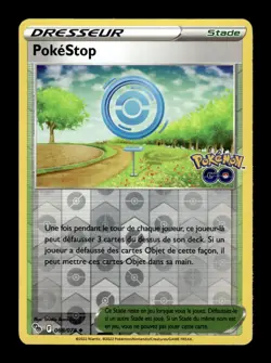 Carte Pokemon PokeStop Reverse 068/078 Pokemon GO Francais - Image 1