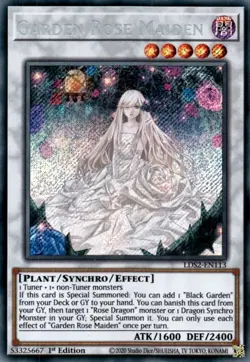 Garden Rose Maiden-Secret Rare - 1st Edition - LDS2-EN113 - Legendary Duelist... - Image 1