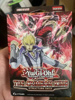 YuGiOh ​The Crimson King Structure Deck 1st Edition Sealed NEW - Image 1