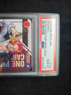 Shanks (Championship 2023) [0307/1065] OP01-120 One Piece (Japanese) PSA 10 - Image 3