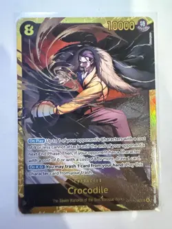 Crocodile (SEC) OP14-120 One Piece TCG The Azure Sea's Seven - Image 1