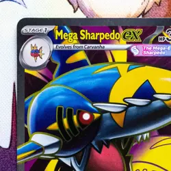 Mega Sharpedo ex 113/094 Ultra Rare - Pokemon TCG Phantasmal Flames (PFL) - Image 3