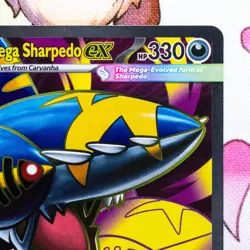 Mega Sharpedo ex 113/094 Ultra Rare - Pokemon TCG Phantasmal Flames (PFL) - Image 4