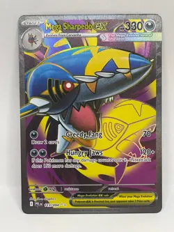 Mega Sharpedo ex Ultra Rare Pokemon TCG Phantasmal Flames 113/094 - Image 1
