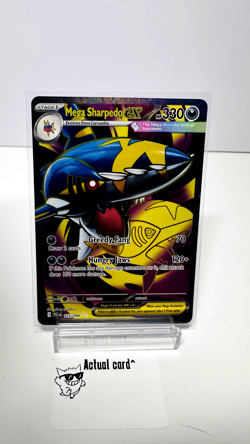 Mega Sharpedo ex 113/094 - Phantasmal Flames - Ultra Rare Pokemon TCG - NM/M - Image 1