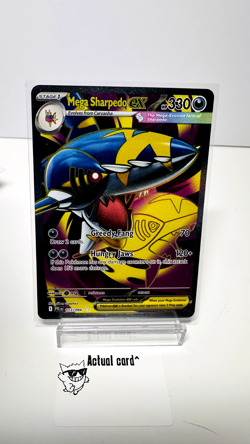 Mega Sharpedo ex 113/094 - Phantasmal Flames - Ultra Rare Pokemon TCG - NM/M - Image 3