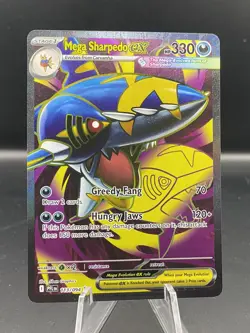 Mega Sharpedo EX Ultra Rare 113/094 Phantasmal Flames Pokemon Card TCG NM - Image 1