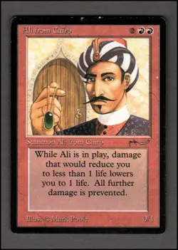 Ali from Cairo Magic mtg Heavy Play, English Arabian Nights x1 - Image 1