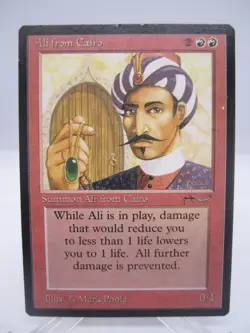 Ali from Cairo Magic mtg Heavy Play, English Arabian Nights x1 - Image 3