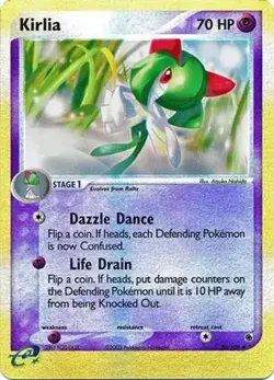 Kirlia - 35/109 - Pokemon Ex Ruby & Sapphire Reverse Holo Rare LP - Image 1