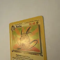 Raichu | 1st Edition | Fossil | 29/62 | NM-M | Pokemon | WotC - Image 3