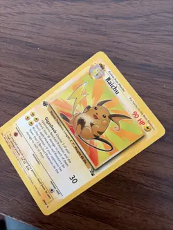 Raichu 29/62 Fossil Regular 1st Edition Pokemon Wizards - Image 5