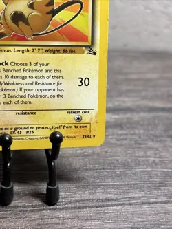 Raichu 29/62 Fossil Regular Rare-1st Edition-Pokemon TCG-Fast Shipping-Played!! - Image 5