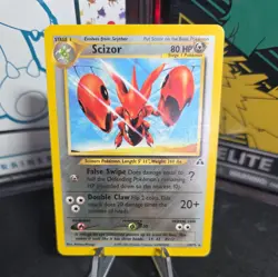 Pokemon Card - Scizor Neo Discovery 29/75 Rare MP SEE PICS - Image 1