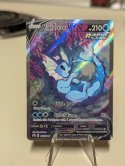 Pokemon Vaporeon V SWSH181 Sword & Shield Promo Card Near Mint - Image 1