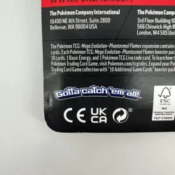 Pokemon TCG Mega Evolution Phantasmal Flames Booster Pack Promo Card Coin - Image 3