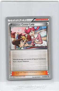 POKEMON CENTER LADY 93/106 - NON-HOLO - 2015 World Championships POKEMON CARD NM - Image 1