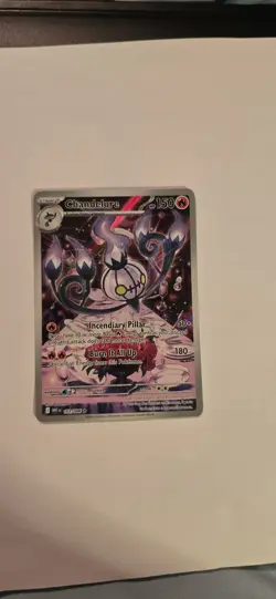 Pokemon TCG Chandelure White Flare Illustration Rare Card 103/086 English NM UK - Image 1