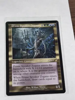 Prime Speaker Zegana Retro Frame Ravnica Remastered #377 - Image 1