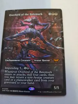MTG: Overlord of the Balemurk (Showcase) (Foil): Duskmourn: House of Horror (LP) - Image 4