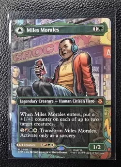 MTG - SPM - Miles Morales/Ultimate Spider-Man (Borderless) #0200 - Near Mint REG - Image 1