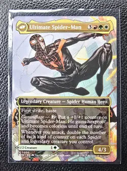 MTG - SPM - Miles Morales/Ultimate Spider-Man (Borderless) #0200 - Near Mint REG - Image 2