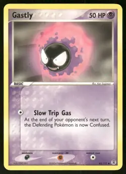 Pokemon Tcg Gastly #63 Pokemon Fire Red & Leaf Green NM - Image 1