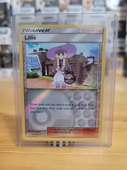 Pokemon Lillie 122/149 Reverse Holo Sun & Moon - Image 2