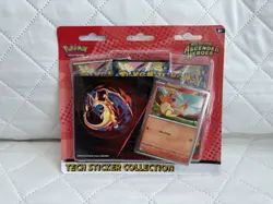 Pokemon Mega Evolutions Ascended Heroes Tech Sticker Collection Charmander Promo - Image 1