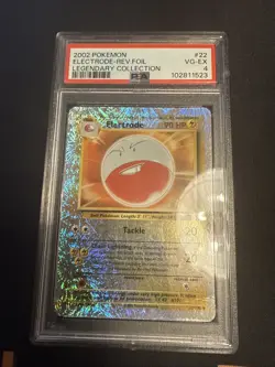 Pokemon Legendary Collection Reverse Holo Electrode #22/110 PSA 4 - Image 1
