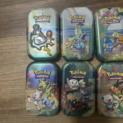 Pokemon 25th Anniversary Celebrations Mini Tins Empty No Display Case - Image 2