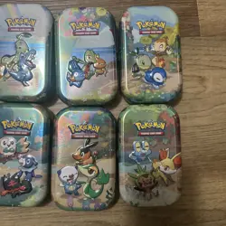 Pokemon 25th Anniversary Celebrations Mini Tins Empty No Display Case - Image 3