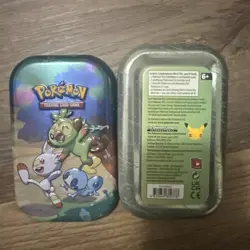 Pokemon 25th Anniversary Celebrations Mini Tins Empty No Display Case - Image 5
