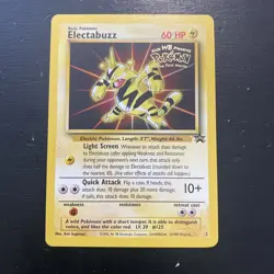 Electabuzz (Movie Promo) 02/53 Wotc Black Star Promo Regular Pokemon - Image 1