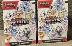 Pokemon Prismatic Evolutions Booster Bundle Lot of 2 - Image 1