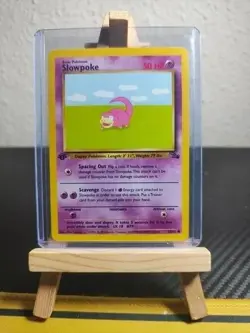 1999 Pokemon Fossil 1st Edition Slowpoke 55/62 - Image 1