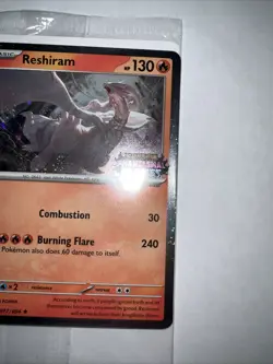 Reshiram 017/094 - Pokemon TCG: Phantasmal Flames - SEALED Stamped Promo - Image 3