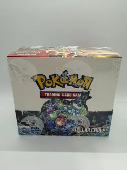 Pokemon TCG Stellar Crown Booster Box - Factory Sealed (36 Packs) - Image 1